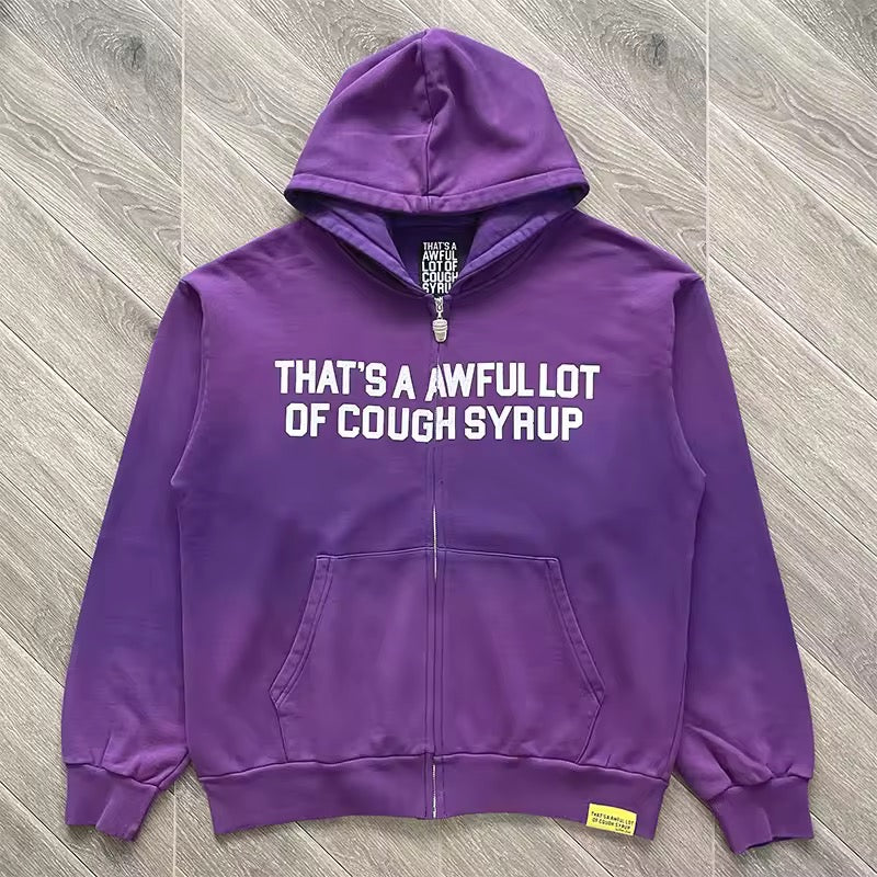 Purple that’s awful lotta cough syrup hoodie