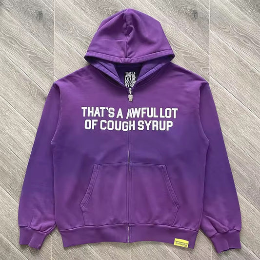 Purple that’s awful lotta cough syrup hoodie