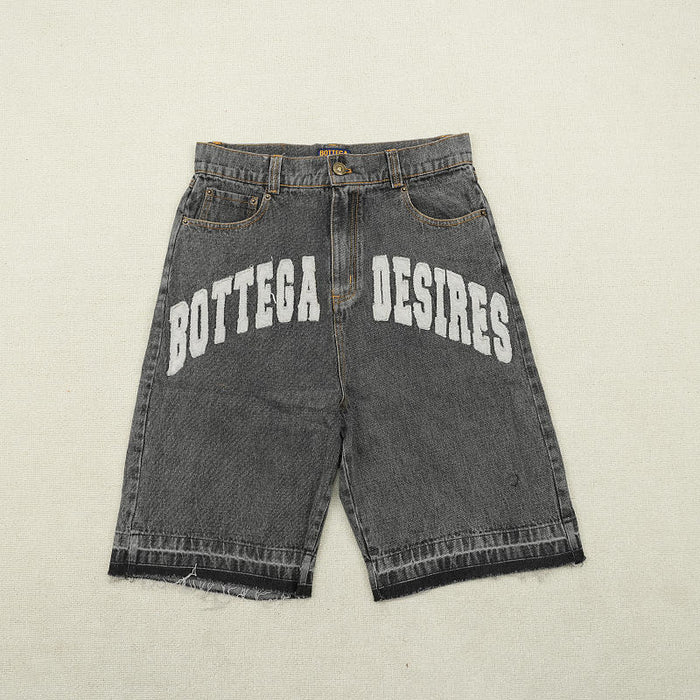 Bottega Desires Black Denim jorts