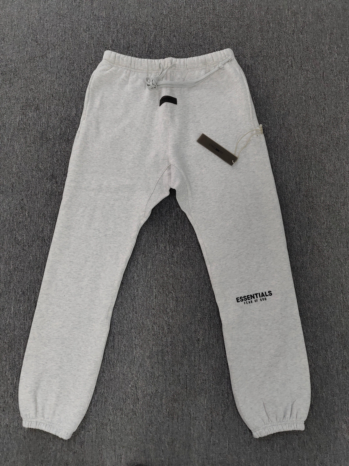 Fear of God Essentials sweatpants cuffed ‘light oatmeal  '