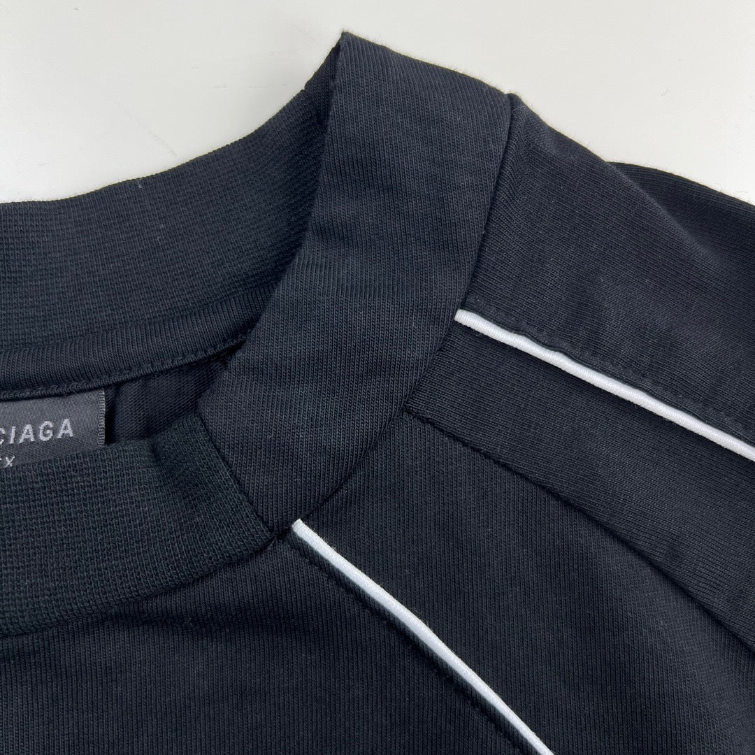 Balenciaga Paris Soccer Long Sleeve Oversized Jersey