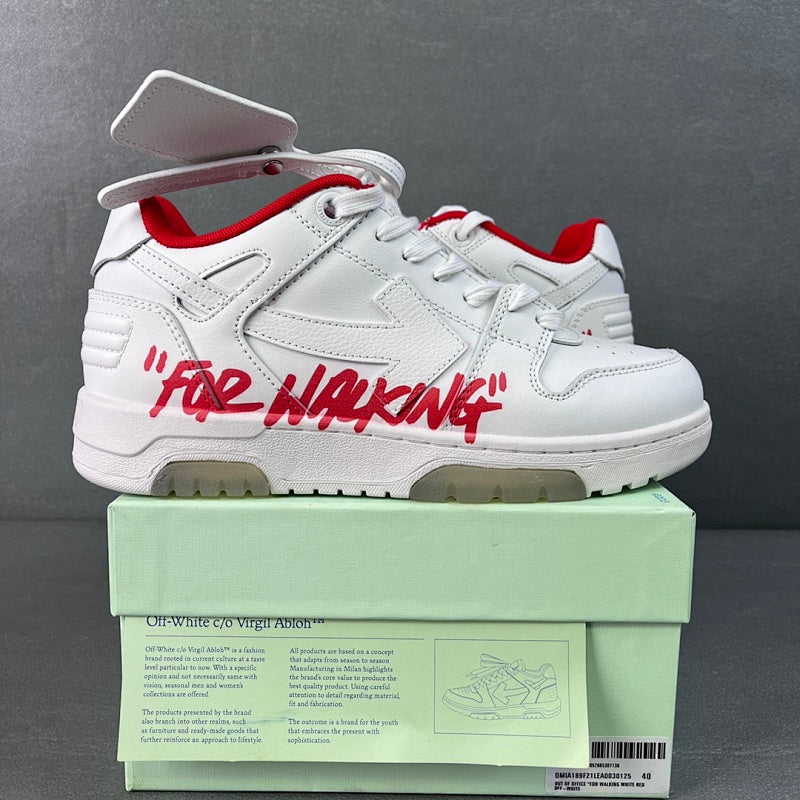Off-White Out of Office  white with red writing
