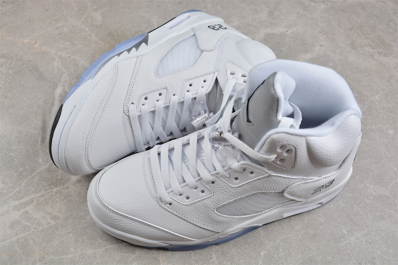 Air Jordan 5 Retro 'White Metallic