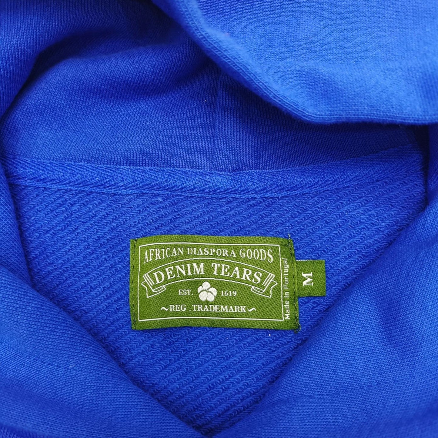 Dark blue denim tears hoodie