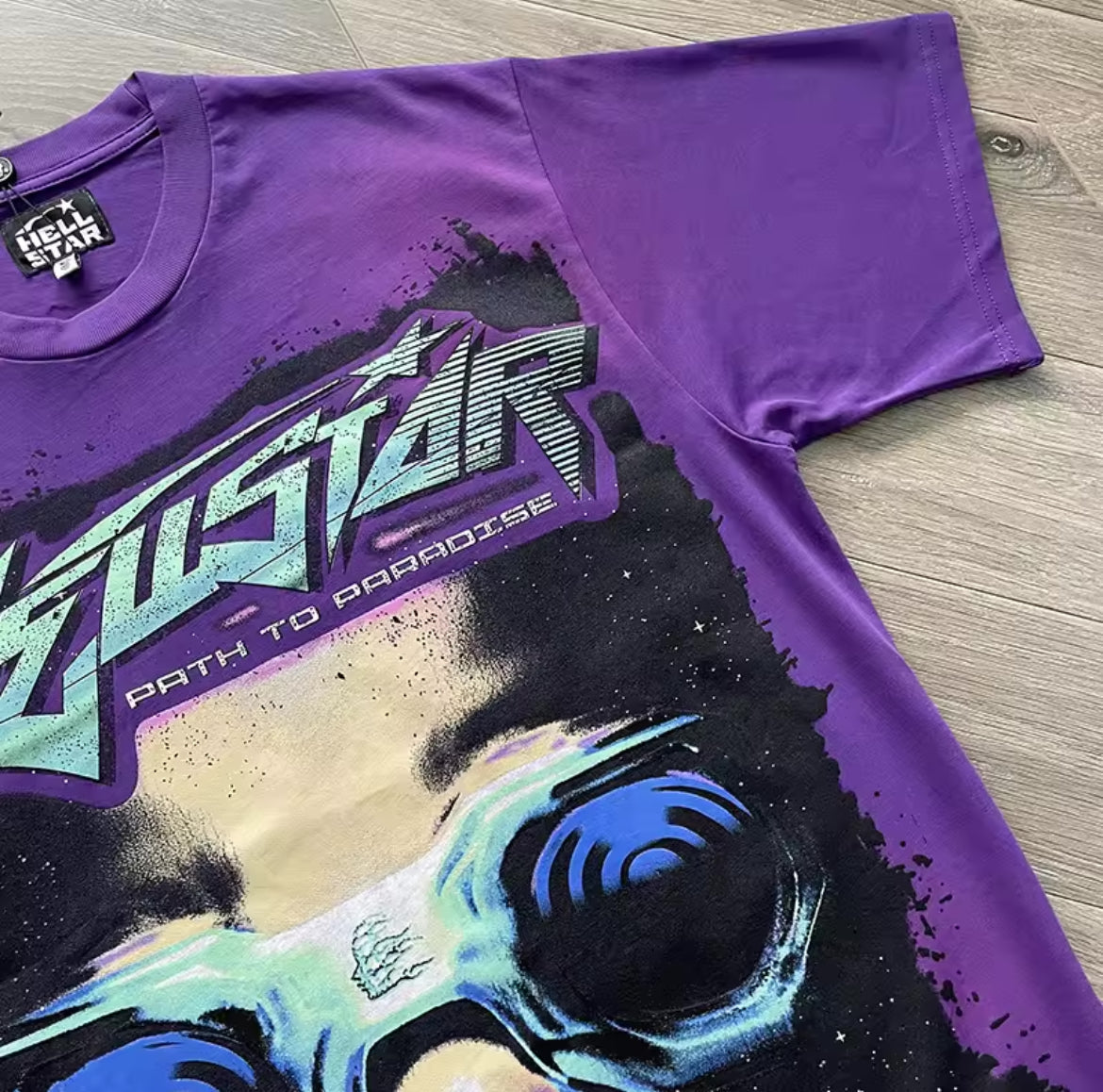 HELLSTAR purple “GOGGLES” TSHIRT