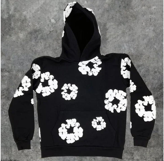 Black denim tears hoodie