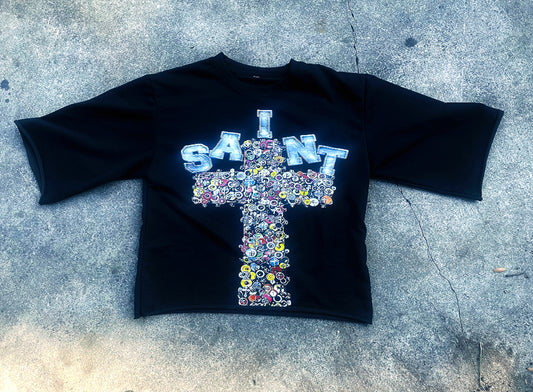 Saint boxed  fit tee