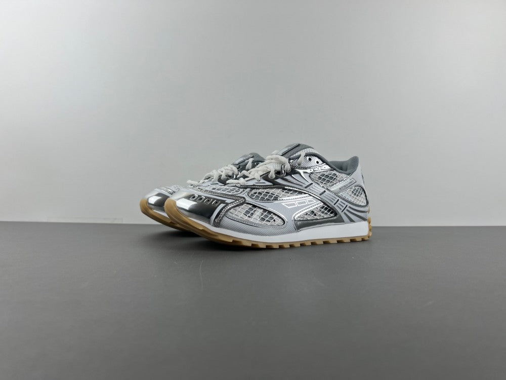 Bottega venta orbit silver and white