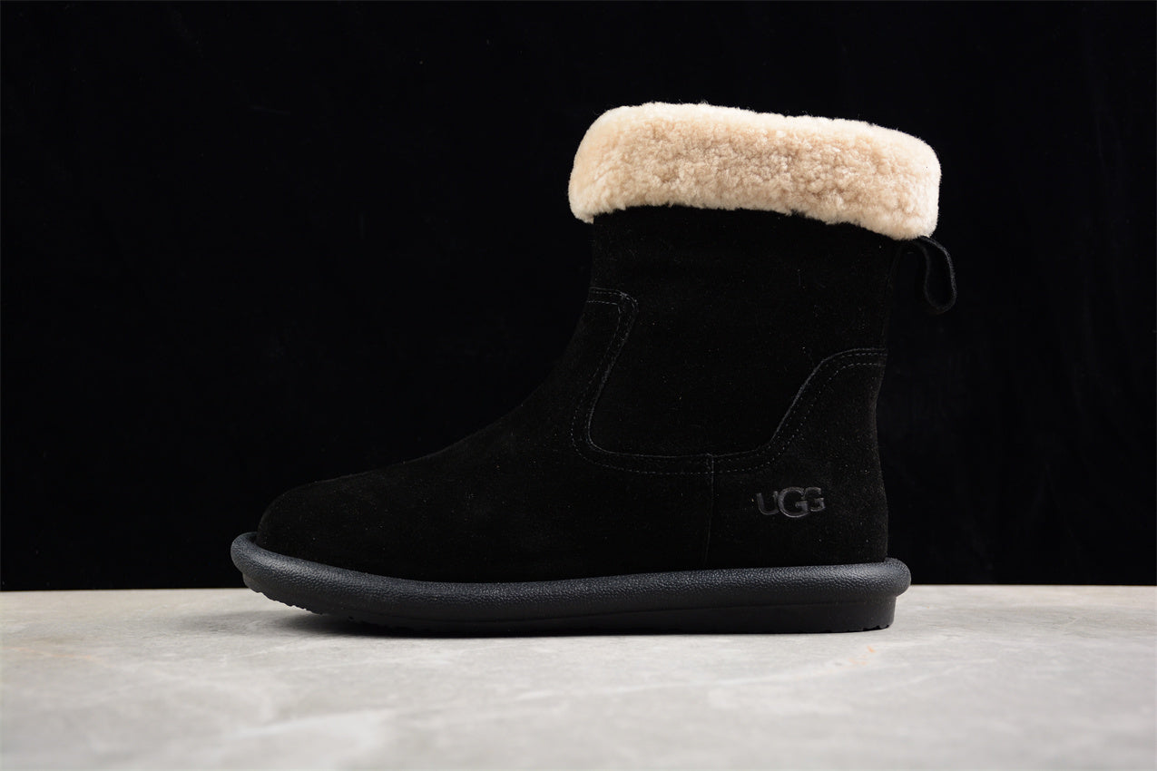 Amiri uggs Malibu suede boots black
