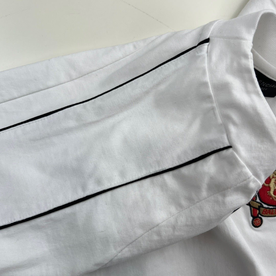 Balenciaga Paris Soccer Long Sleeve Oversized Jersey