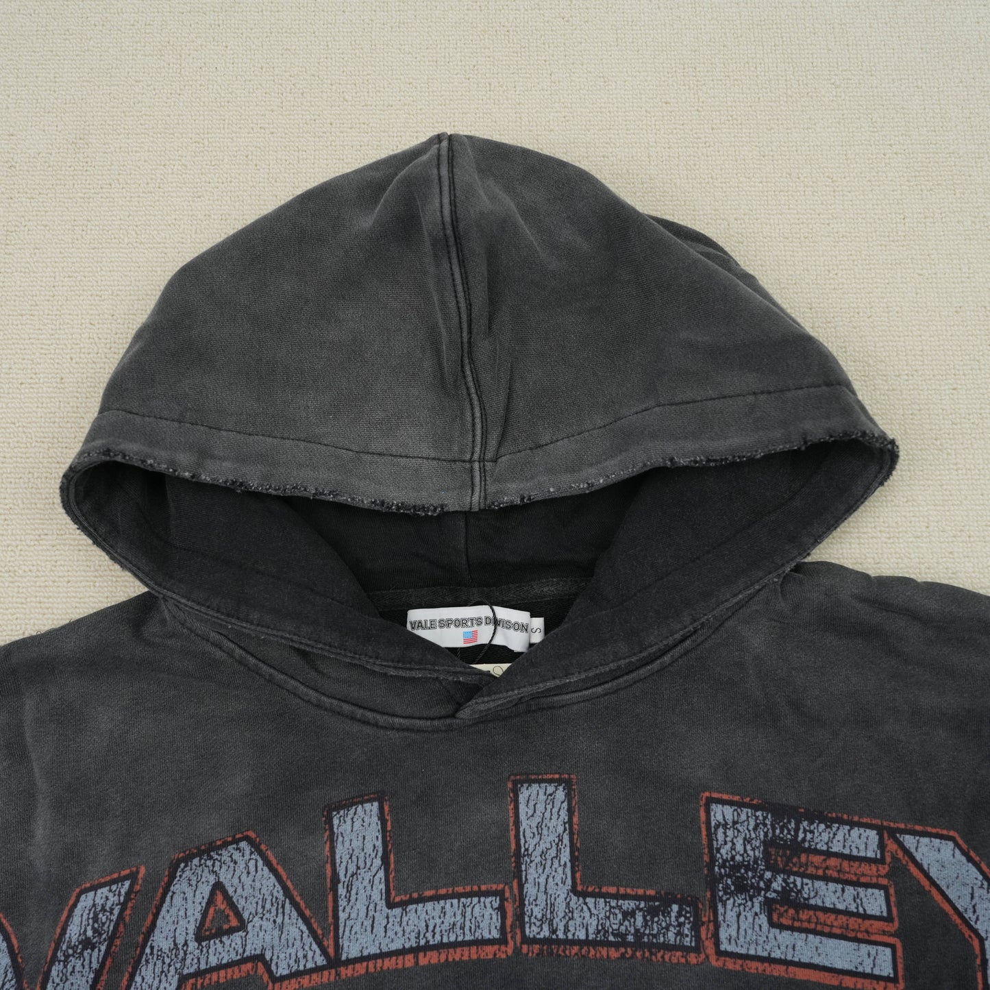 Vale Forever black Big Dog Hoodie Vintage sports dept