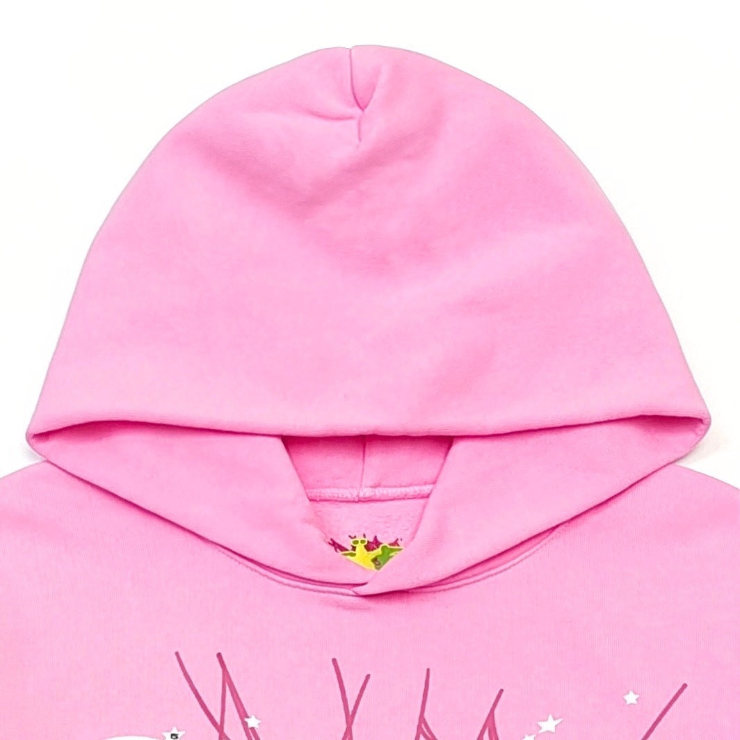 Pink Atlanta sp5der hoodie
