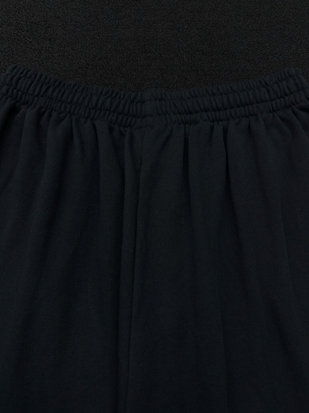 Black balenciaga shorts cotton