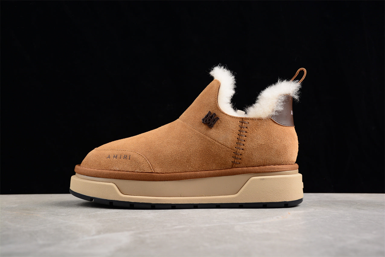 Amiri uggs Malibu suede boots brown