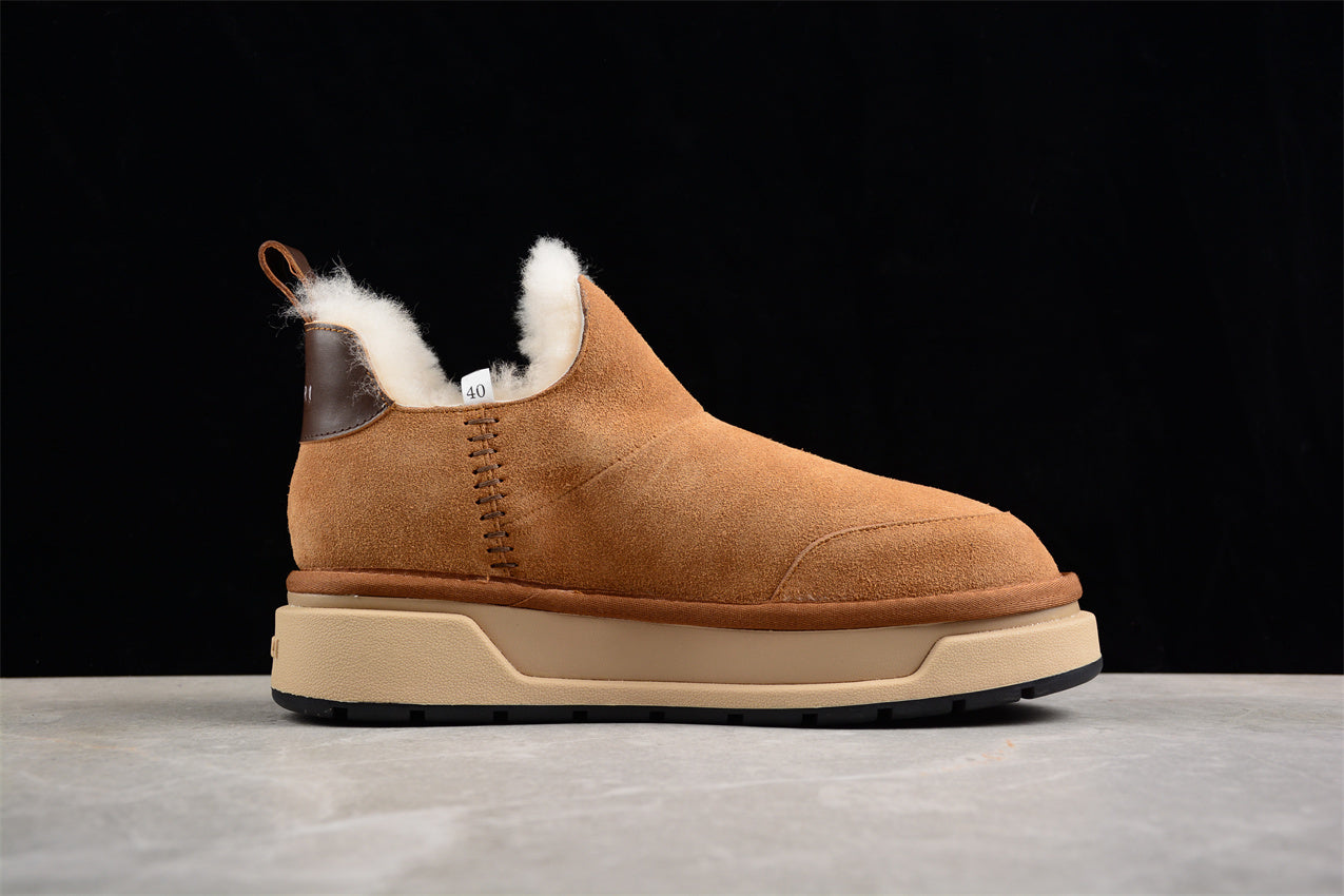 Amiri uggs Malibu suede boots brown
