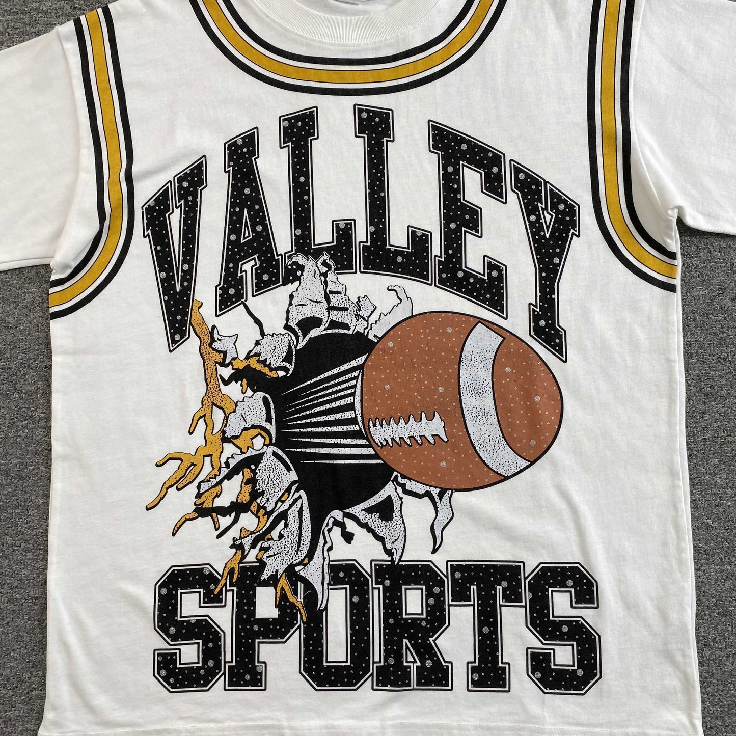 Assorted vale sports  classic bling jersey tees