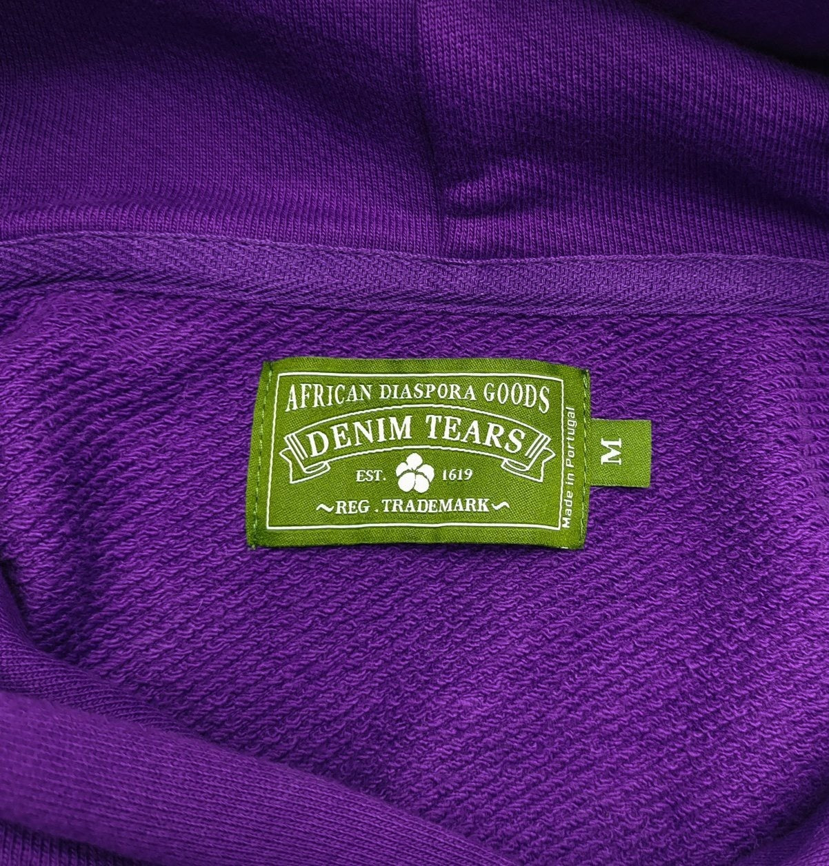 Purple  denim tears hoodie