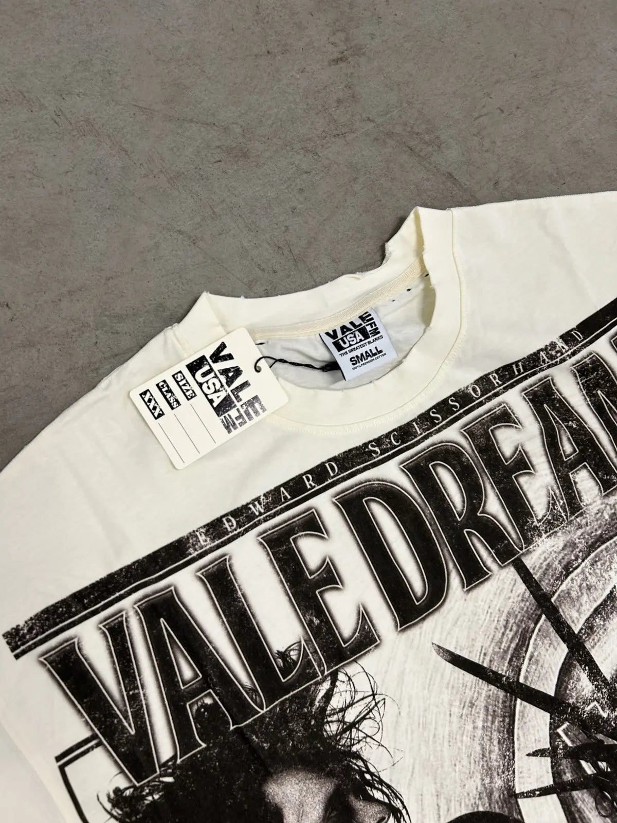 Vale Forever Valley Dreams Cream Scissorhands Tee