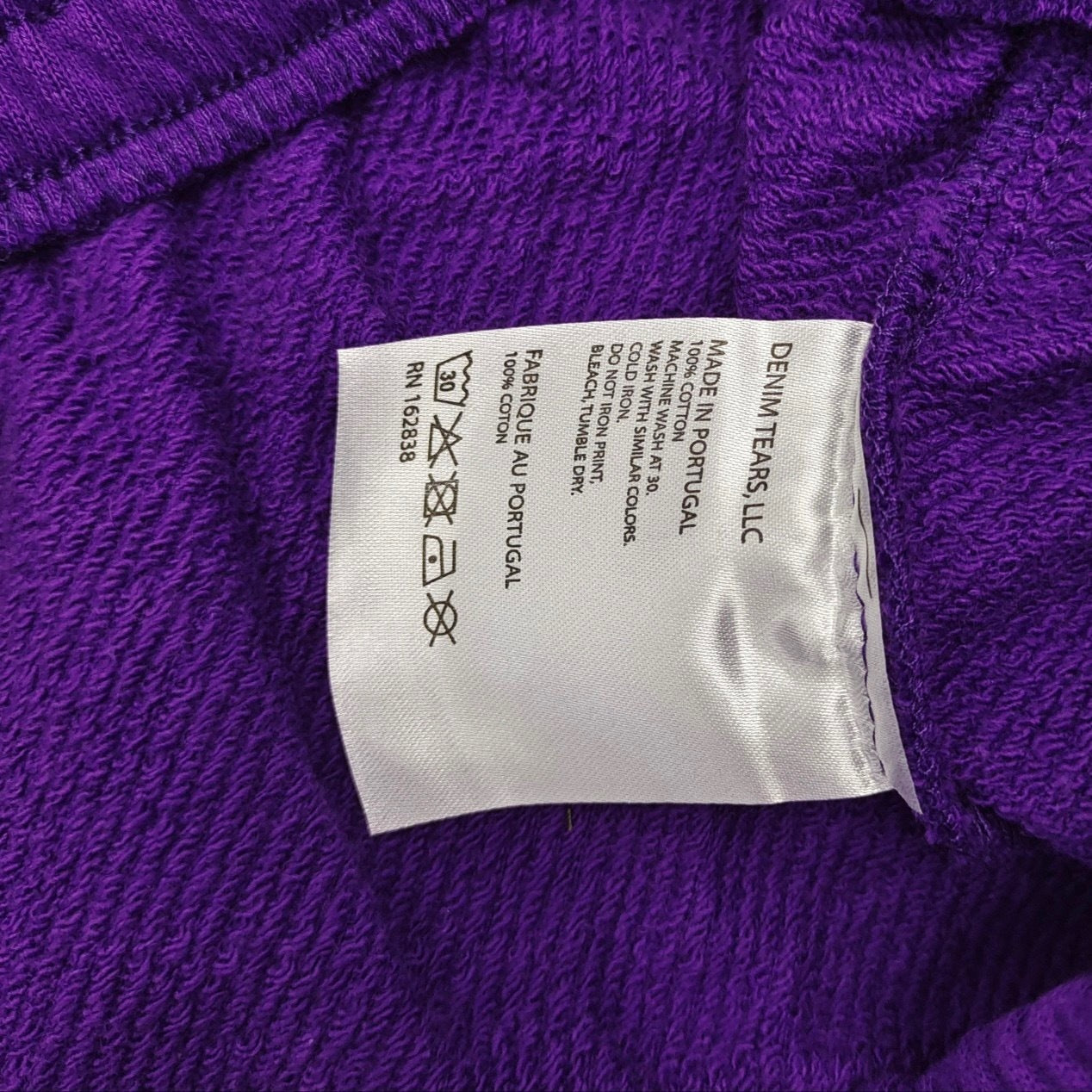 Purple  denim tears sweatpants