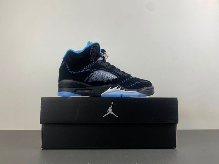 Jordan 5 black university blue