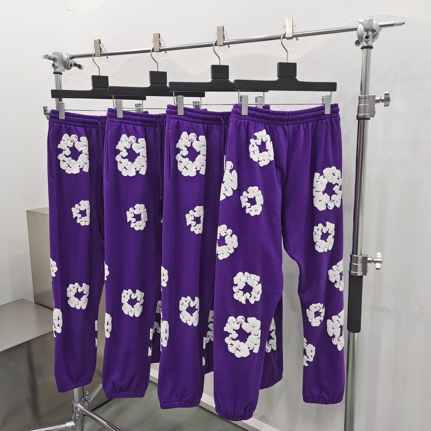 Purple  denim tears sweatpants