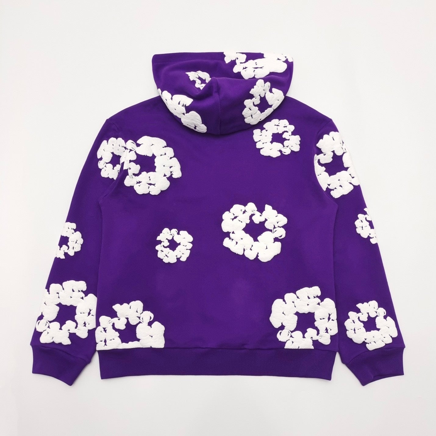 Purple  denim tears hoodie