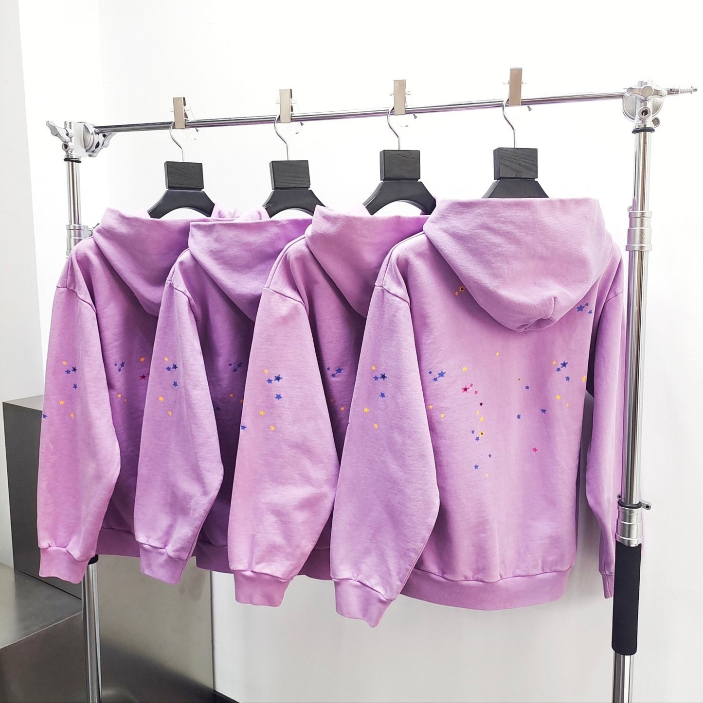 Sp5der Acai Hoodie Purple