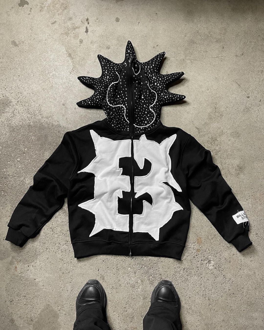 Billionare studios bluto crown zip up