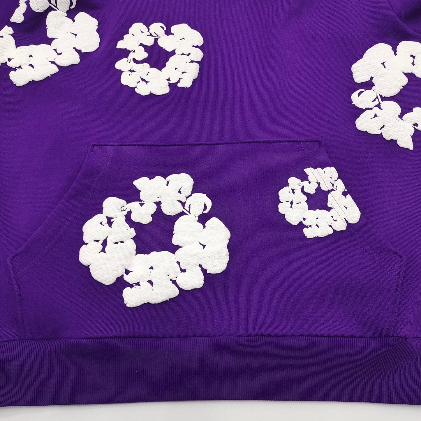 Purple  denim tears hoodie