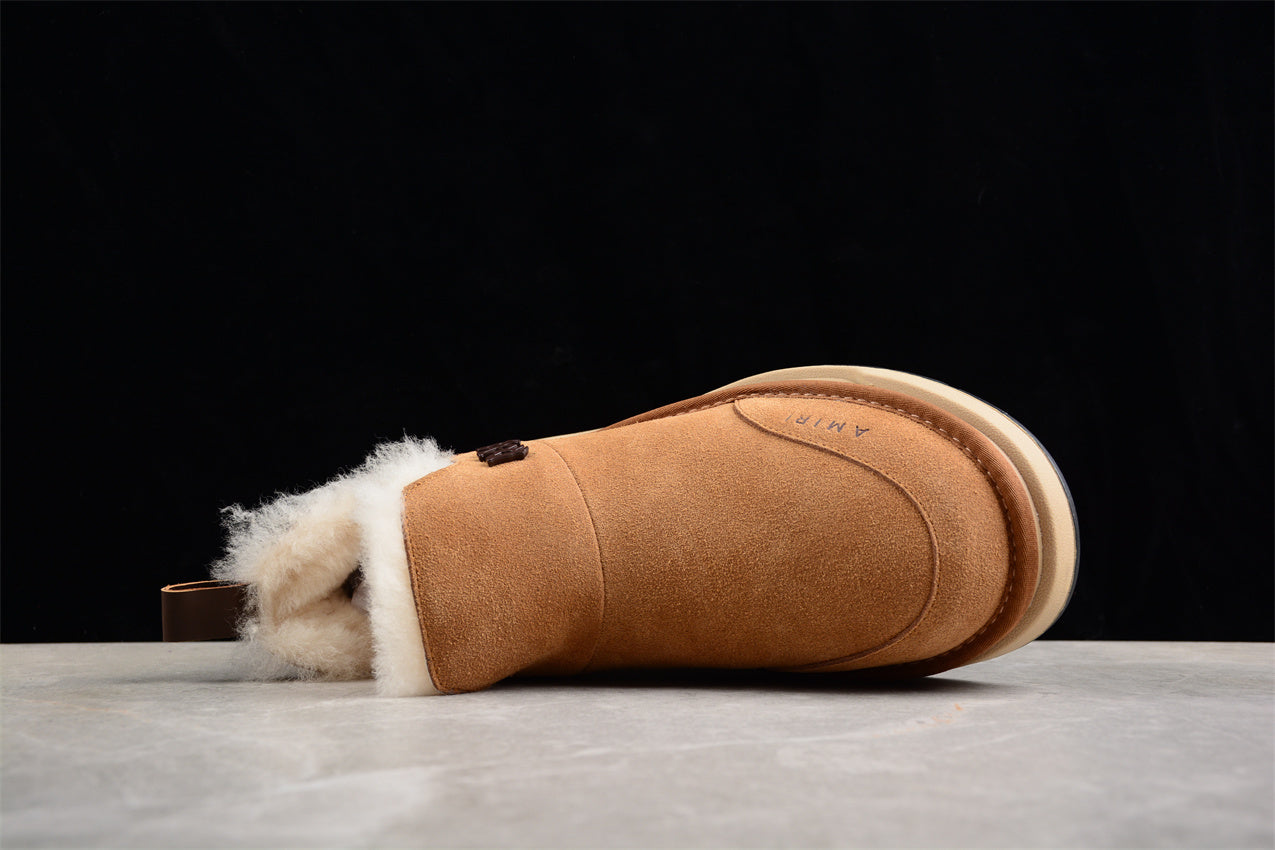 Amiri uggs Malibu suede boots brown