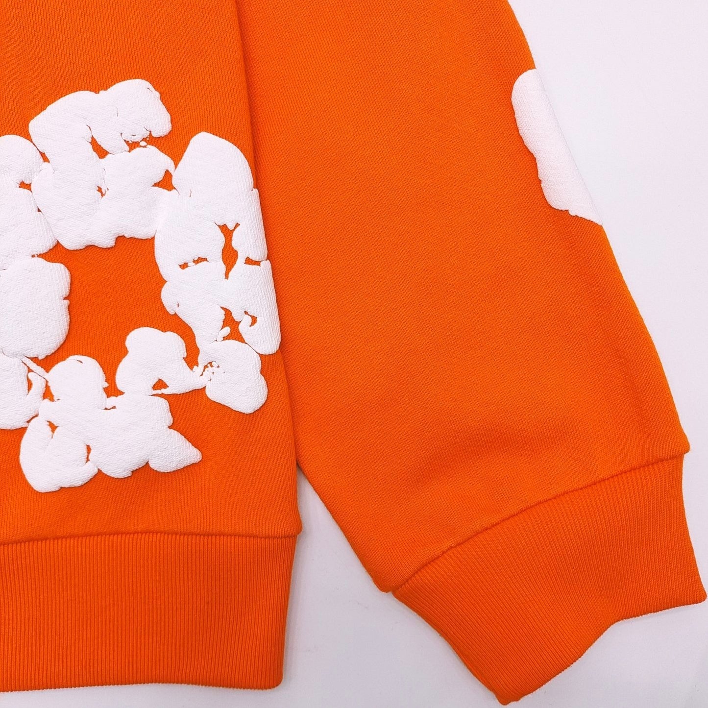 Denim Tears orange hoodie