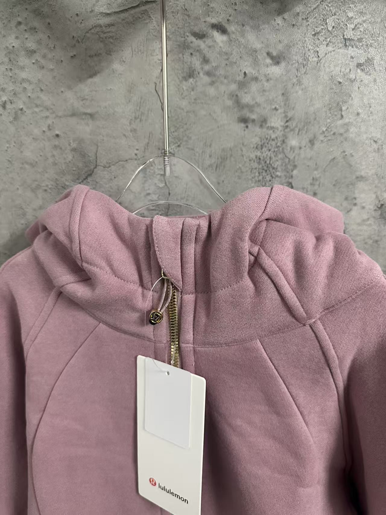 Lululemon light purple scuba jacket