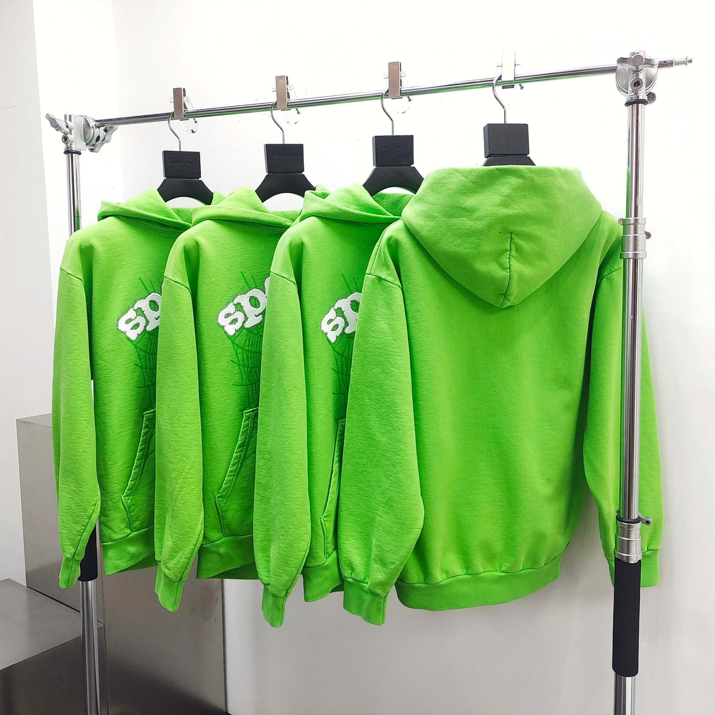 Sp5der Worldwide Green Hoodie