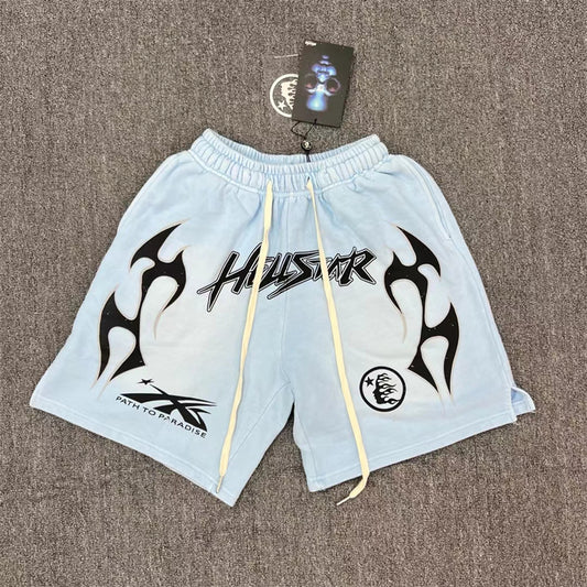 Hellstar light blue shorts