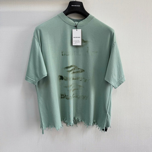 Balenciaga  DIY Imprint Cropped T-Shirt