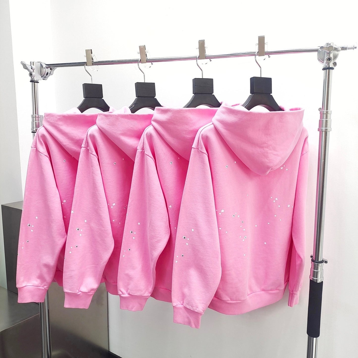 Pink Atlanta sp5der hoodie