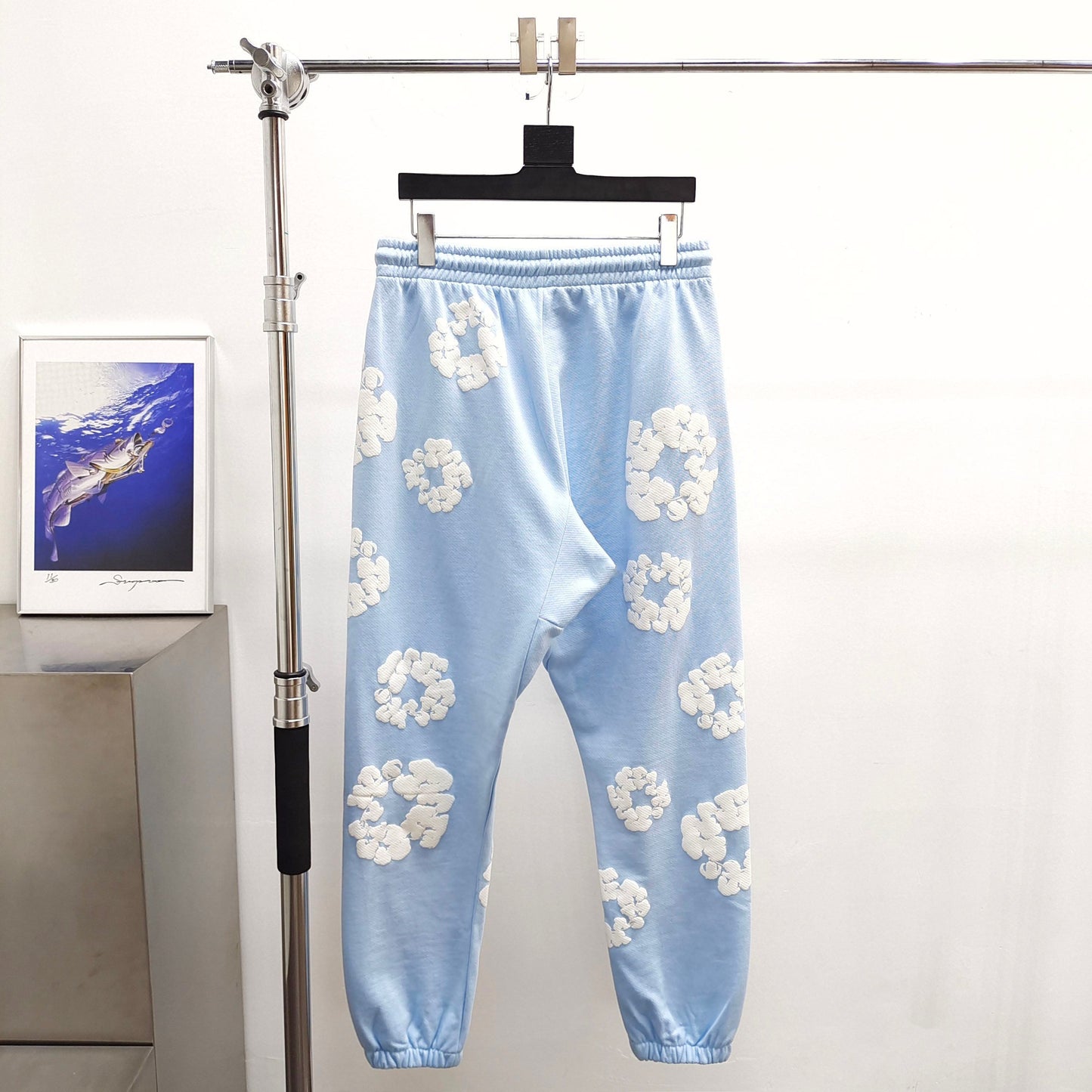Denim Tears light blue sweatpants