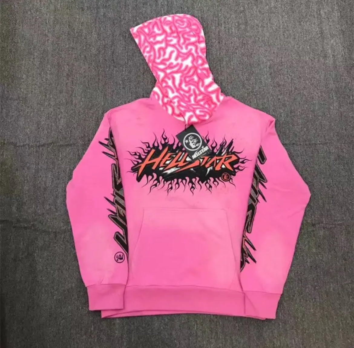 Pink Hellstar Brainwashed hoodie