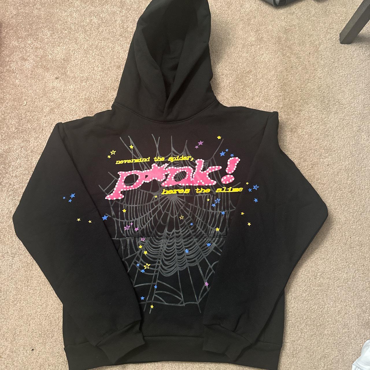 Sp5der P*Nk Hoodie black