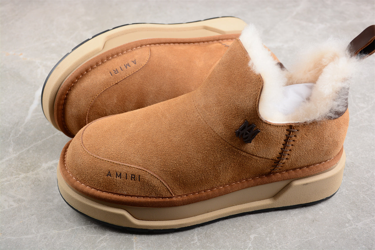 Amiri uggs Malibu suede boots brown
