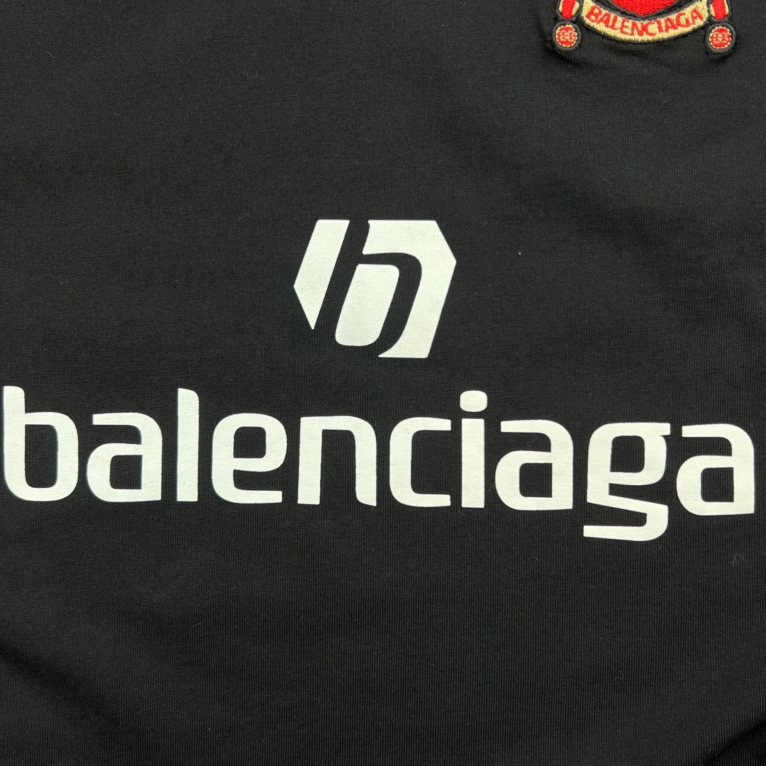 Balenciaga Paris Soccer Long Sleeve Oversized Jersey