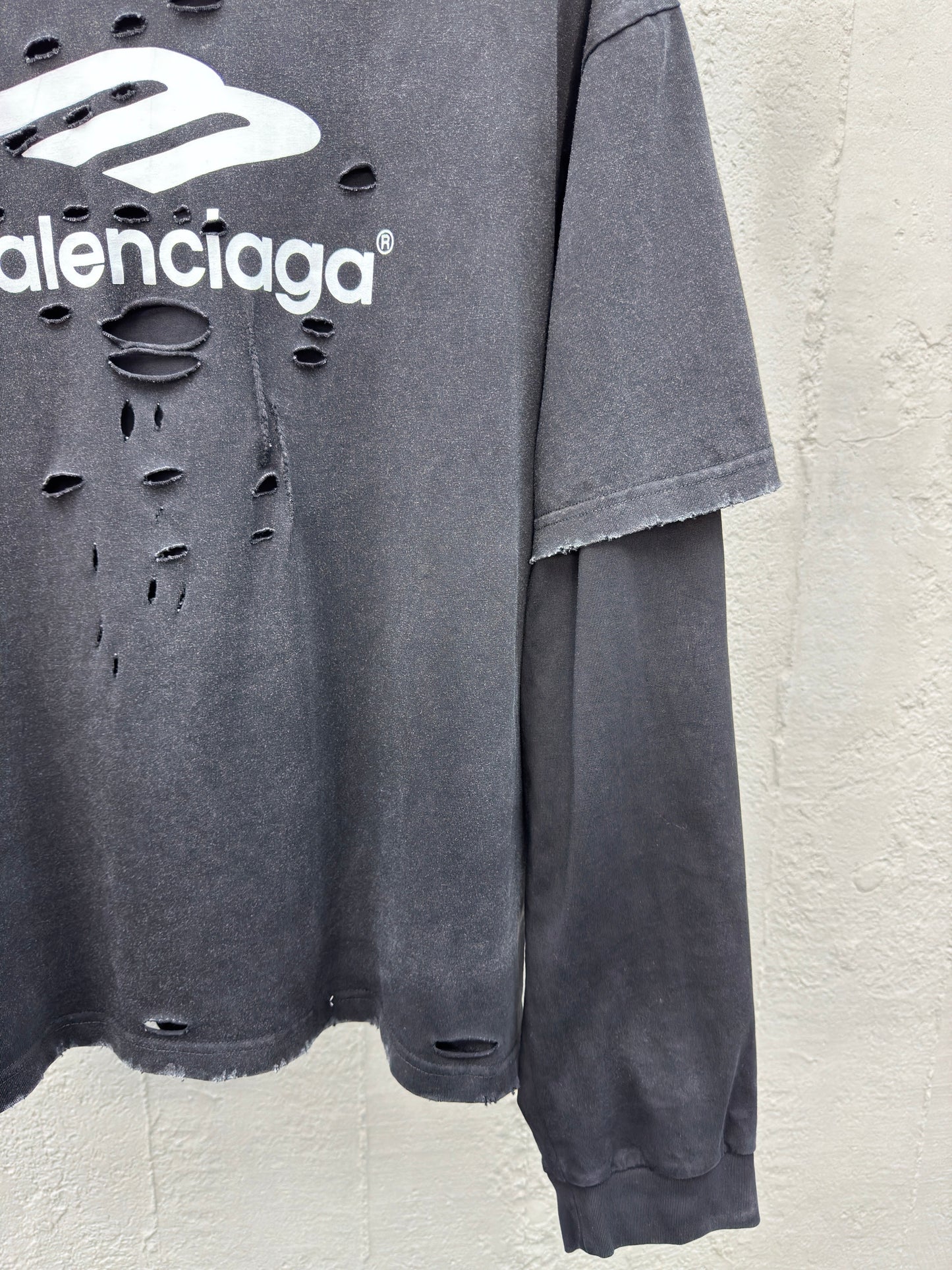 Balenciaga Layered 3B Shirt Black