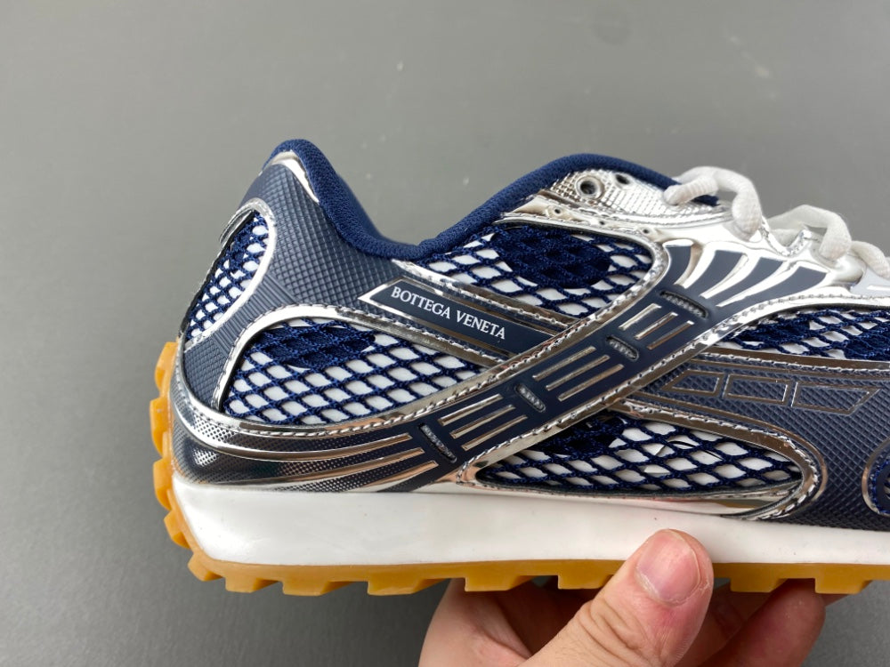Bottega venta orbit dark blue and sliver