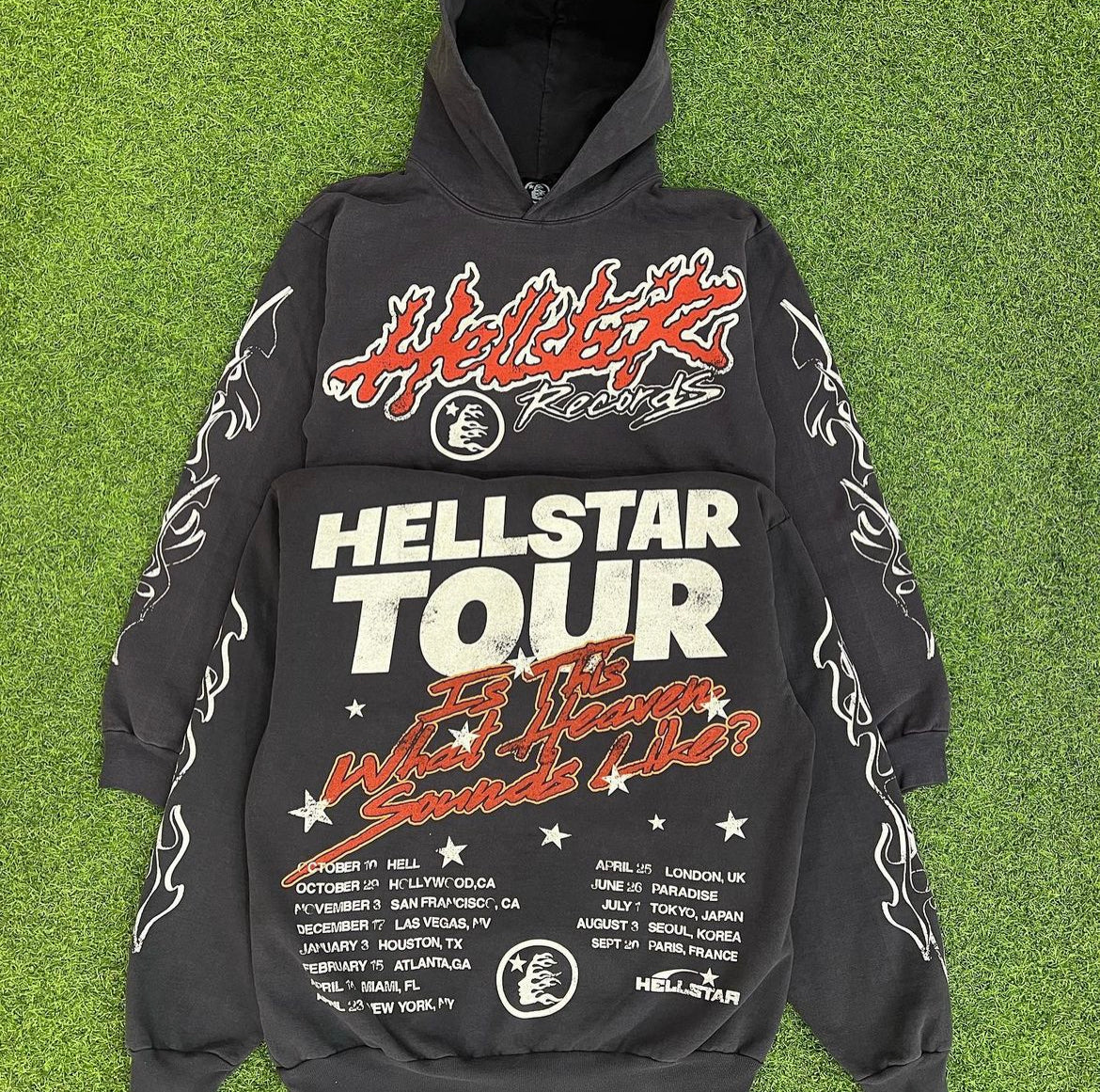 HELLSTAR VINTAGE WASH WORLD TOUR HOODIE