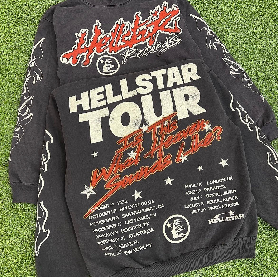 HELLSTAR VINTAGE WASH WORLD TOUR HOODIE