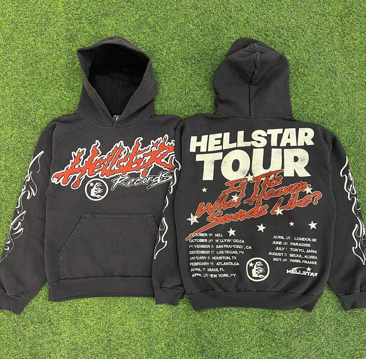 HELLSTAR VINTAGE WASH WORLD TOUR HOODIE