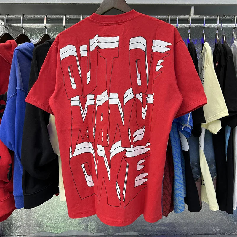 Godspeed Skeleton Racing Driver Printed Double Yarn Cotton Casual Short Sleeve T-shirt