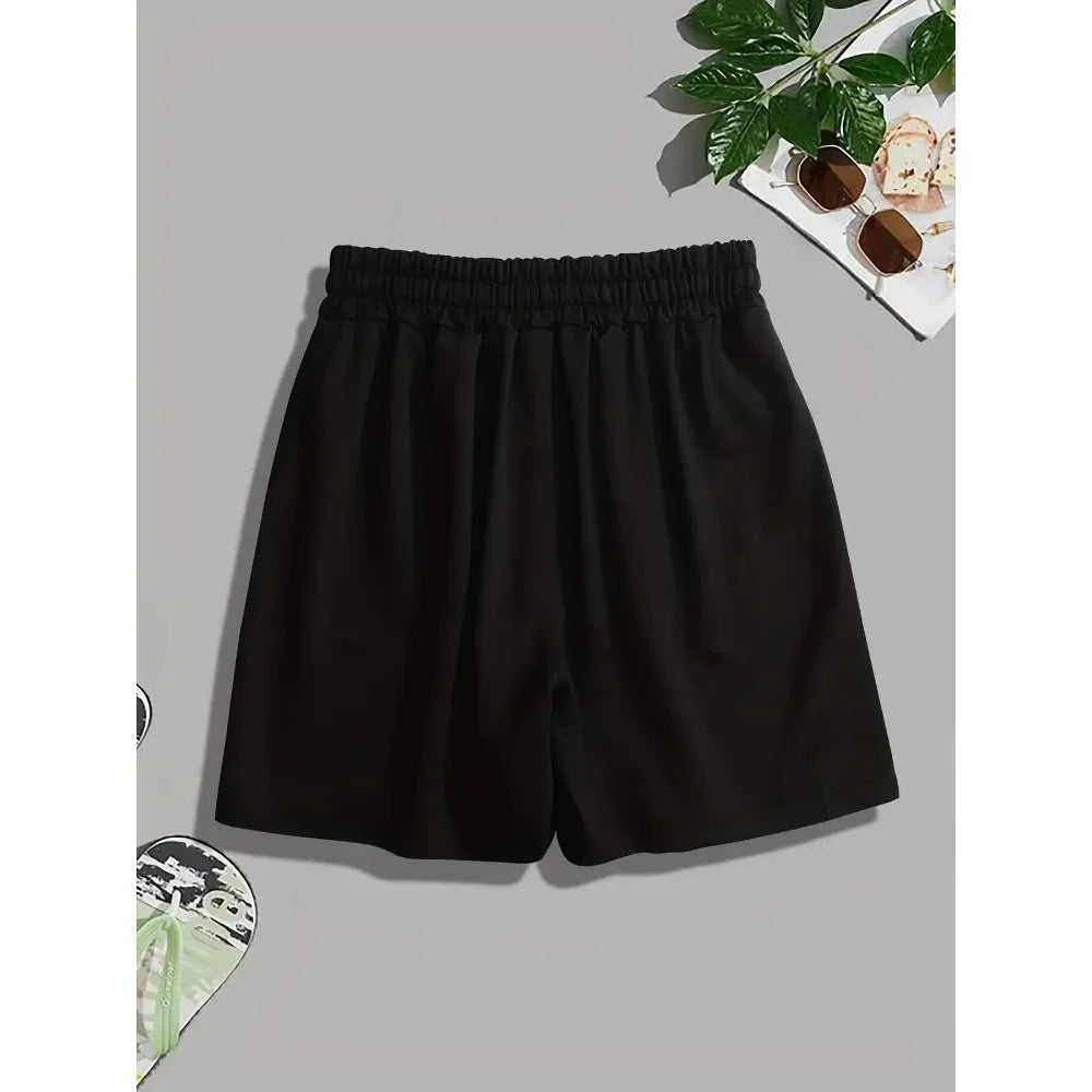 2025 Latest Men's Cotton Shorts Casual Loose Beach Shorts Vintage Letter Print Sports Fashion Five Point Shorts Men's Clothing
