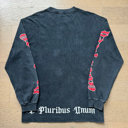 1097 # Godspeed Fashion Retro Washed Street Cotton Loose Long Sleeve T-shirt