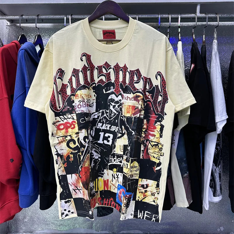 Godspeed 13 Print High-Quality Short Sleeved t-Shirt